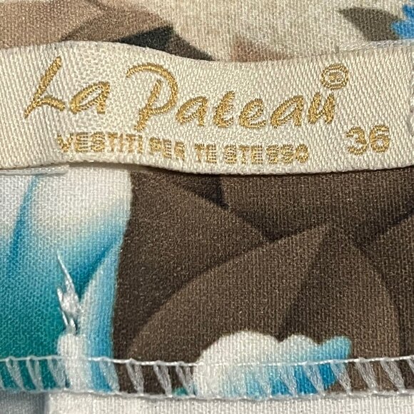 LA PATEAU Flower Print Pants Size 36 (4) - Picture 8 of 8